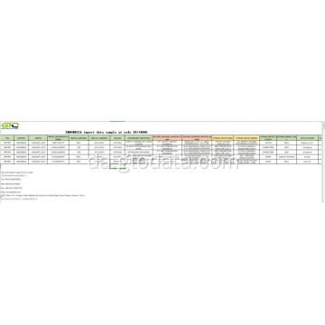 Import Data Prøve ved kode 39174000 Montering